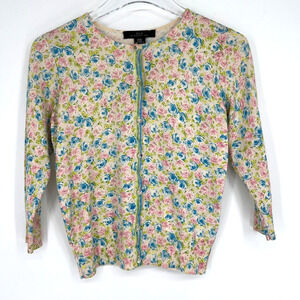 Augus Silk Cardigan Women S Floral Cottage Prairie Feminine Easter Pastel Spring